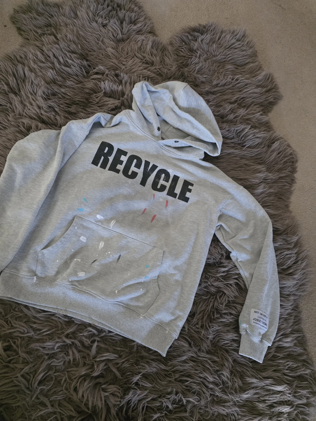 Gallery Dept. Recycle Hoodie - Grey