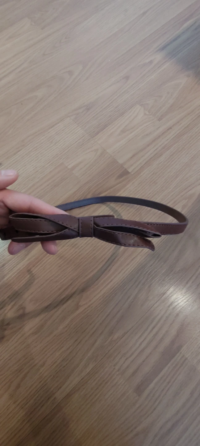 Brown Bow Belt