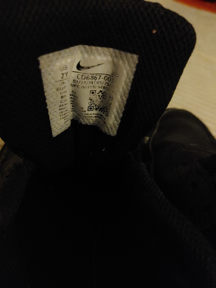 Nike Air Max Black Size US 2Y - photo 3