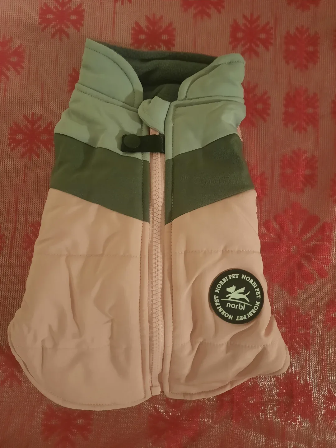 Norbi Pet Dog Puffer Vest - Pink