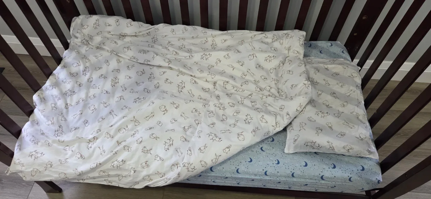 Cherry Wood Baby Crib