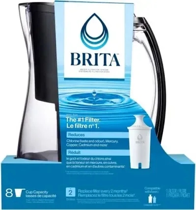 (NEW) Brita Water Filter Pitcher - 8 Cup
