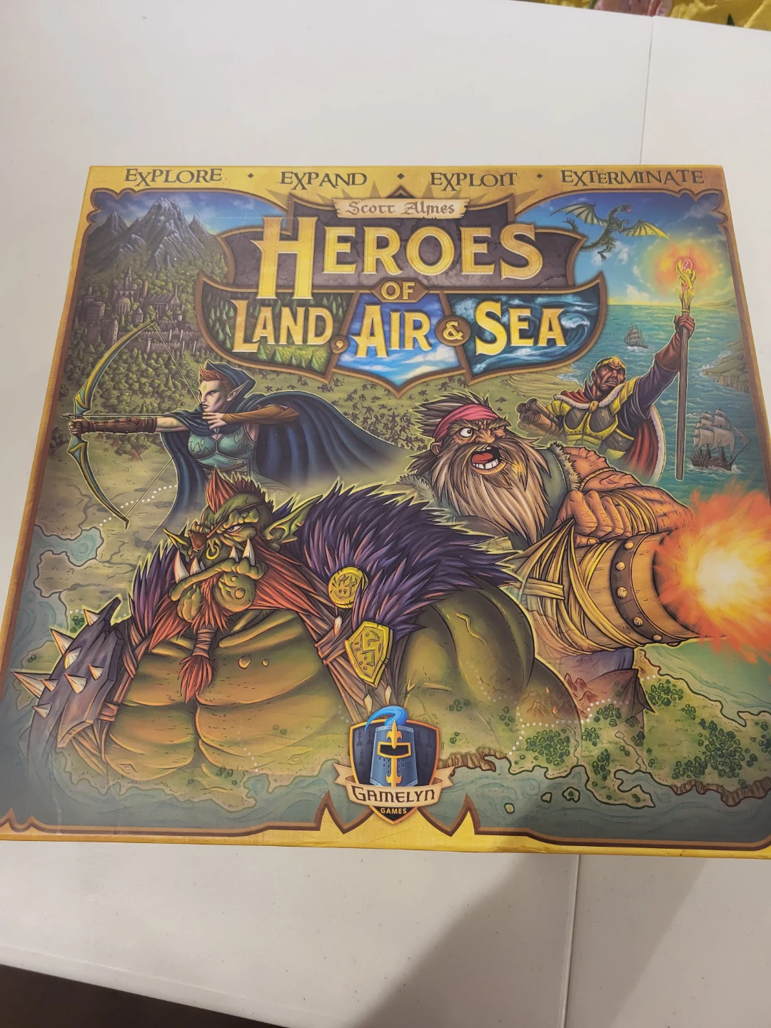 Heroes of Land, Air & Sea board game