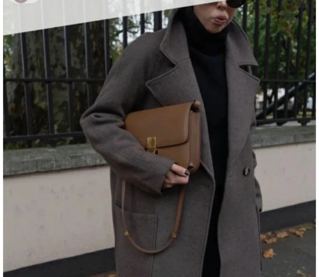 H&M Wool Blend Over Size Coat -  size XL