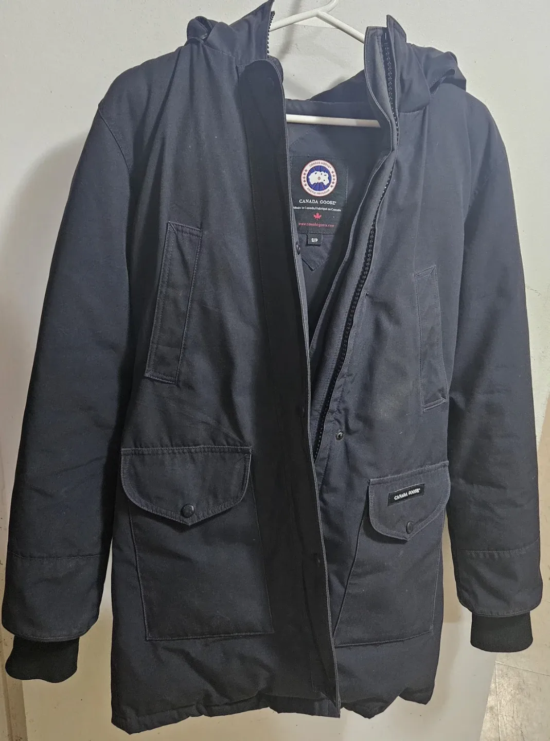Canada Goose Parka - Size S - Navy Blue