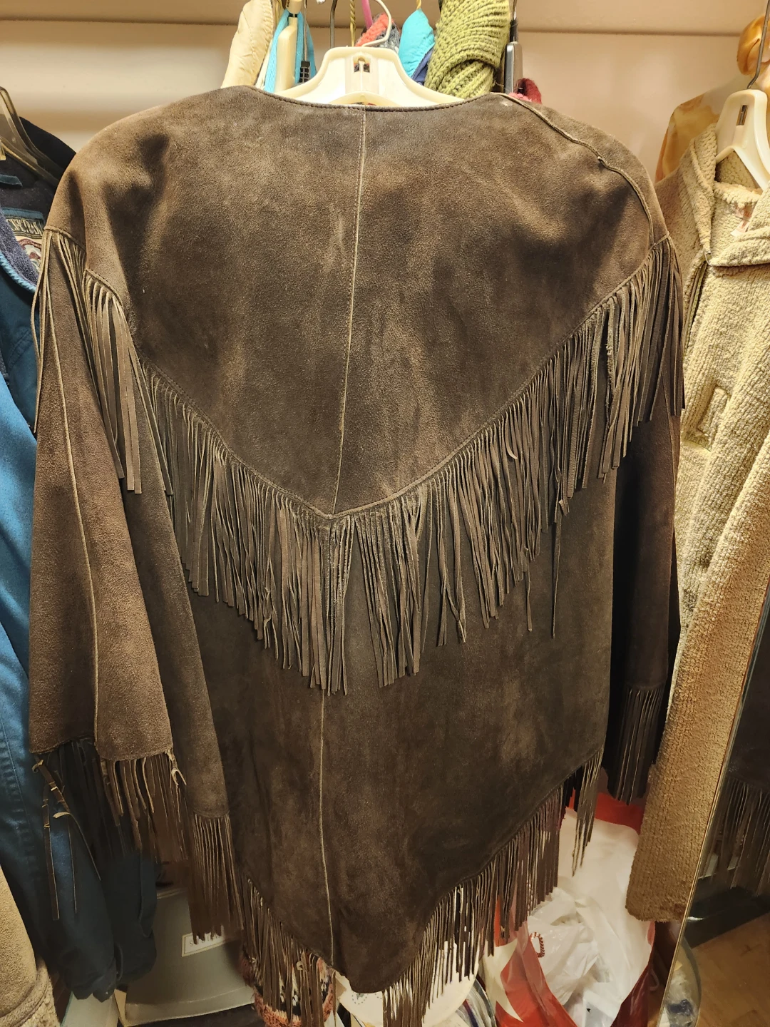Gatelys Brown Suede Fringe Jacket - photo 2