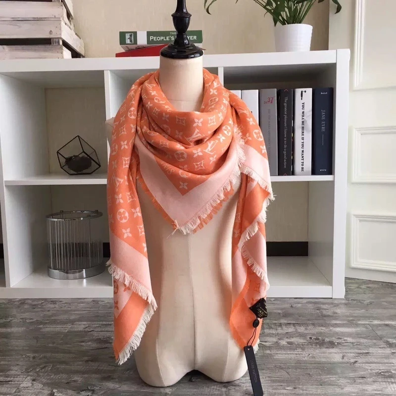 Lightweight Winter Scarf/Shawl Orange Color
