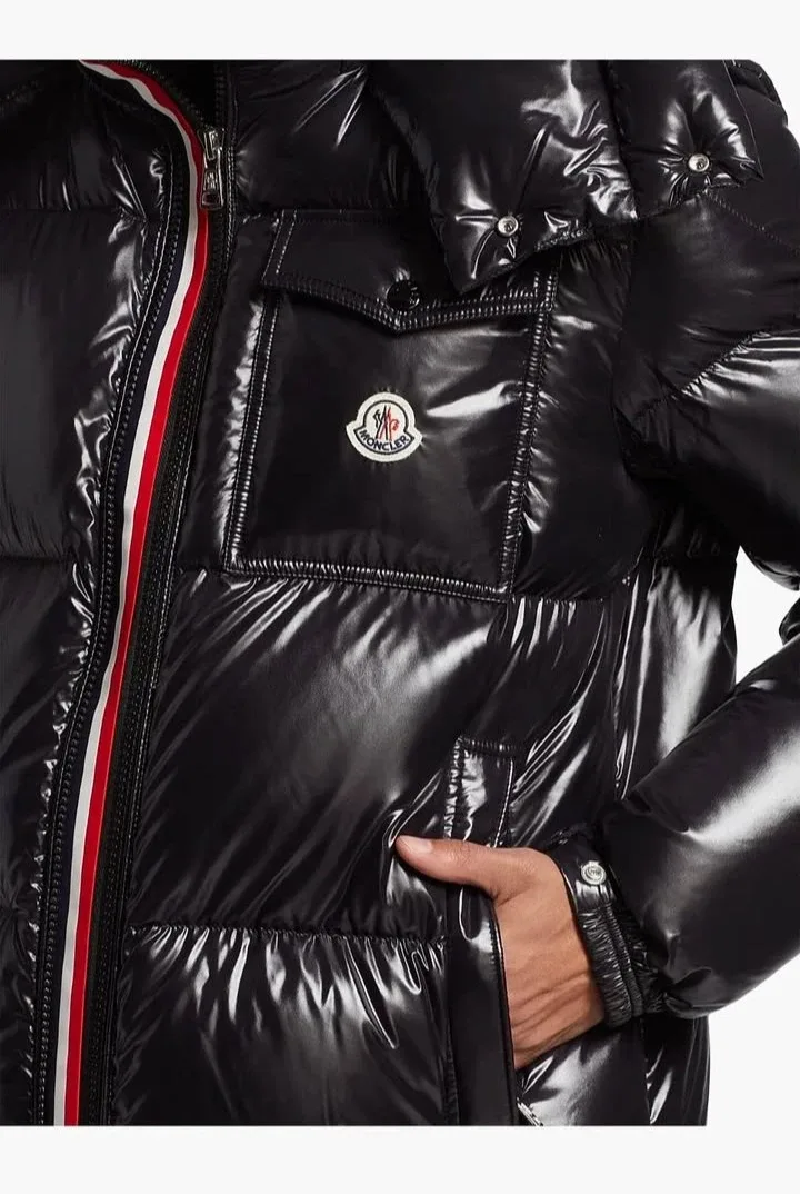 Moncler Black Down Padded Jacket