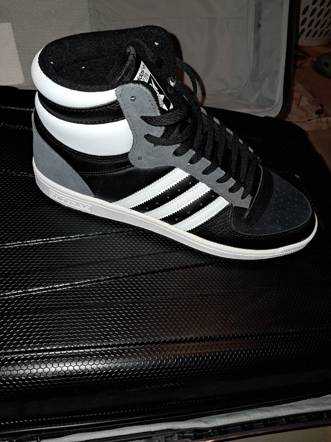 Adidas Top Ten Hi Black/White Sneakers