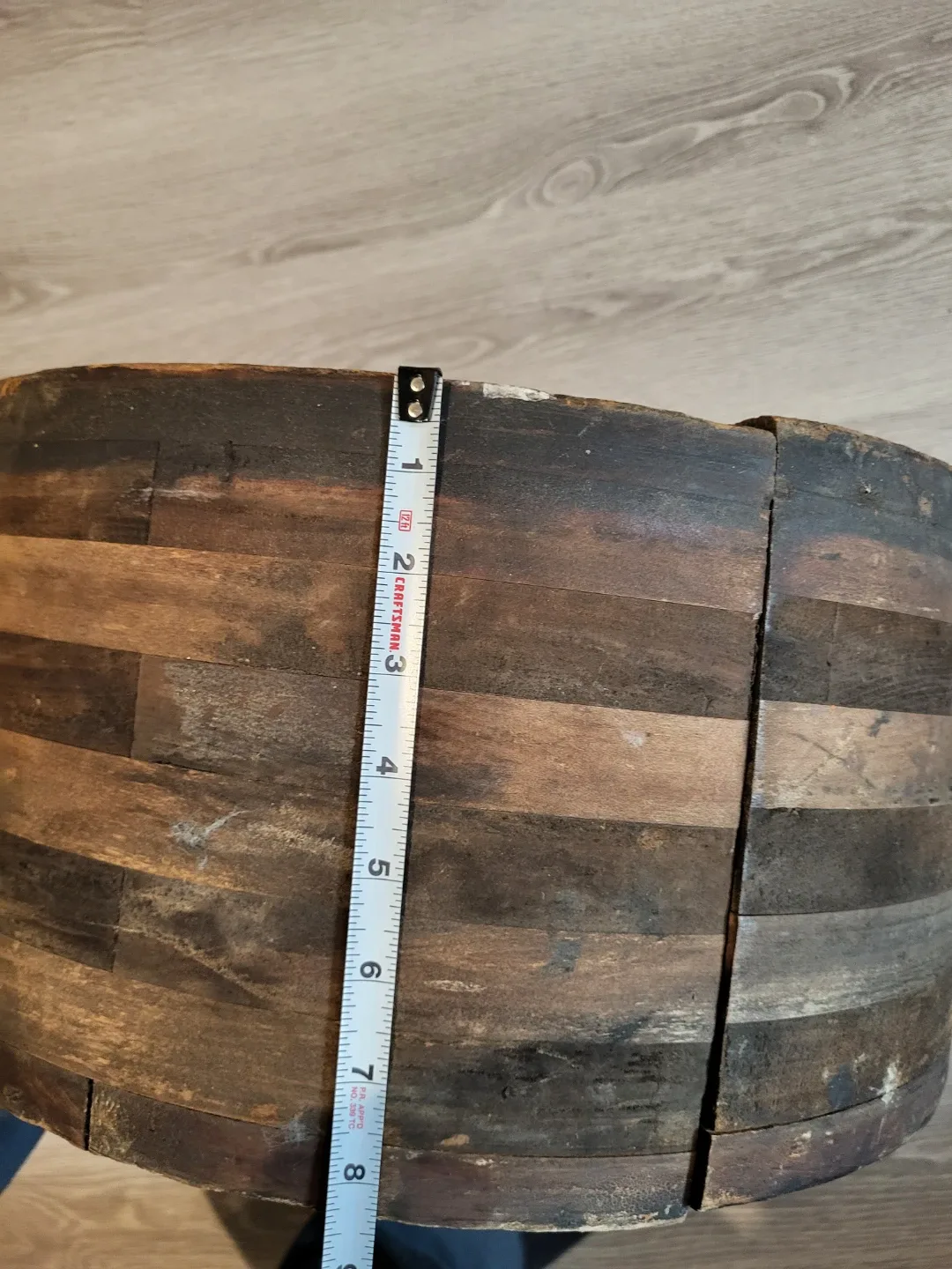 Vintage/ Antique Wooden Pulley Wheel for Coffee Table Base image indicator(5)