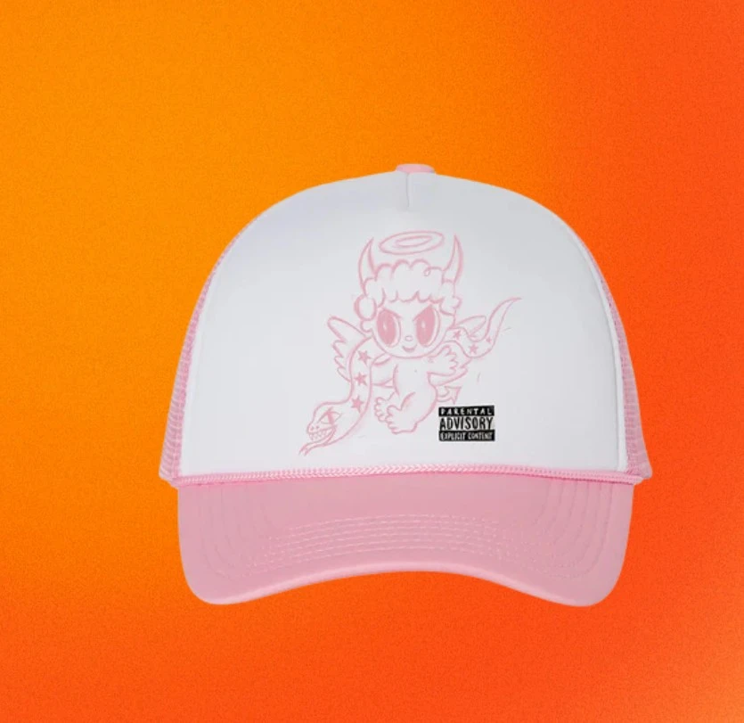 Diablo Pink/White Trucker Hat