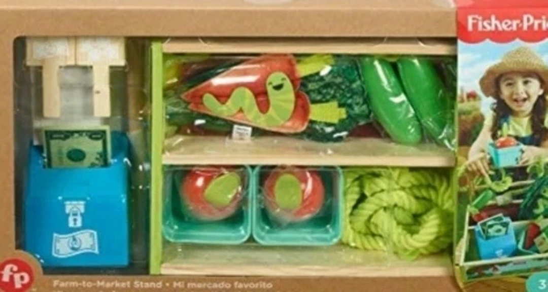 Fisher Price Farm-to-Market Stand, 21 Piece, for 3 Year & Up
