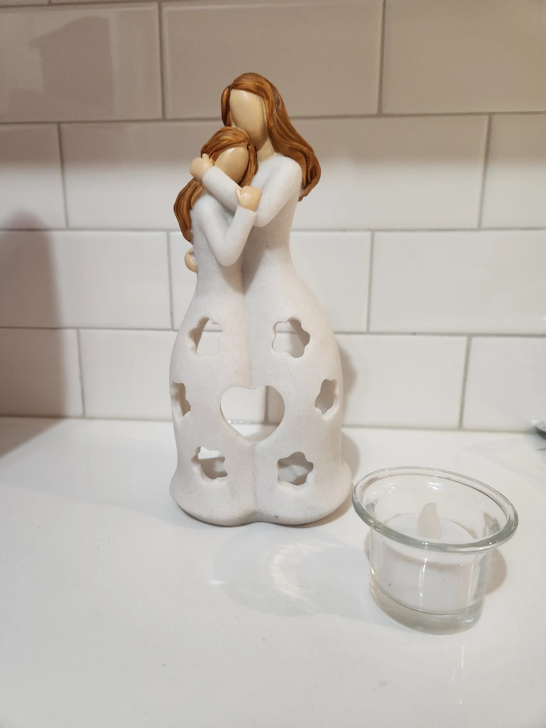 Mother & Daughter Figurine/tea light holder *giftable *