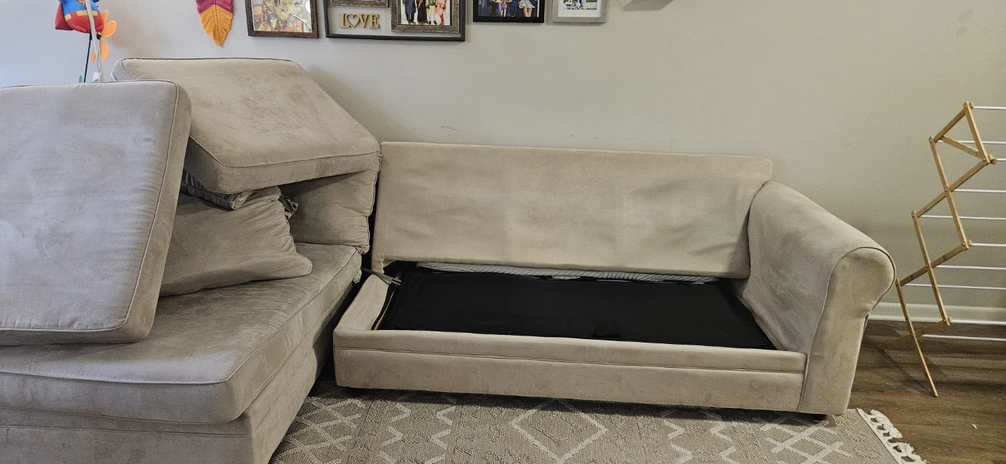 Sleeper Sofa with Chaise Lounge - photo 2
