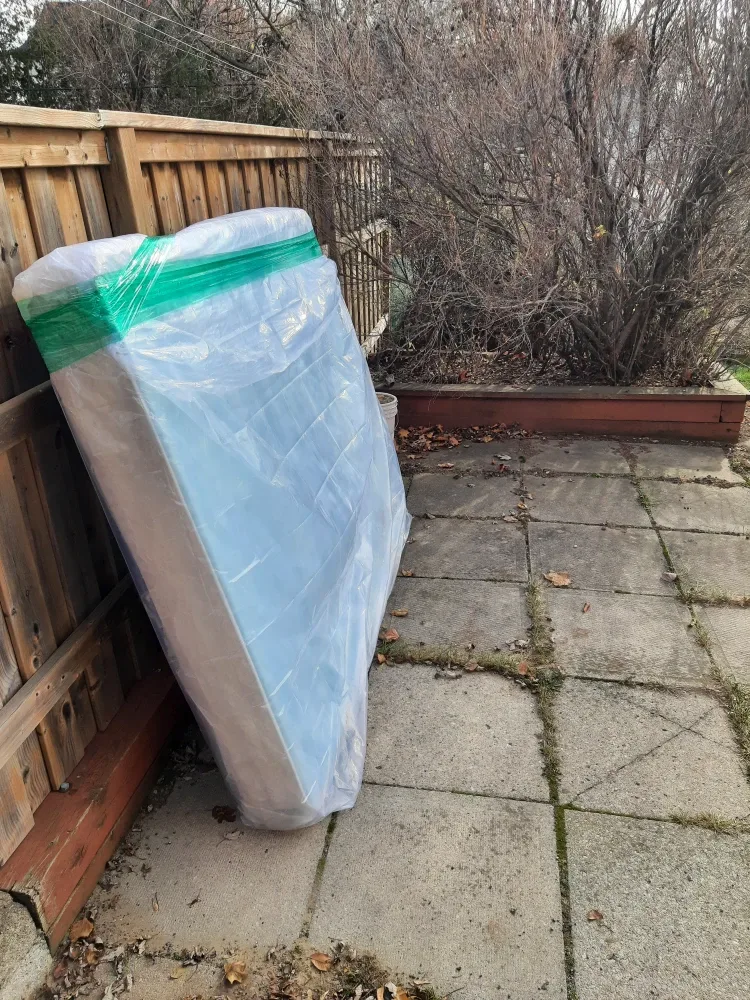 Queen box spring - wrapped in plastic