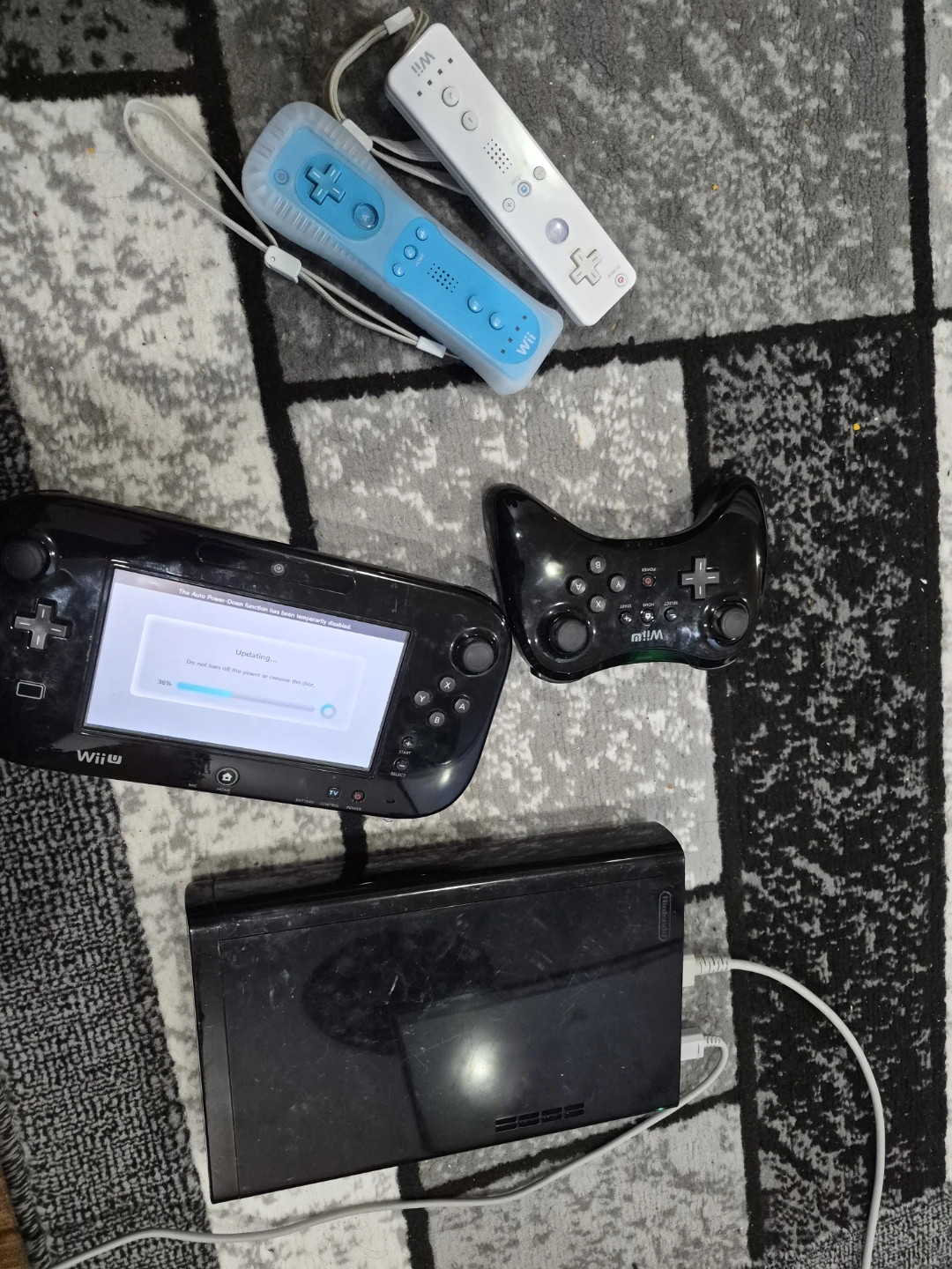 Nintendo wii with accessories