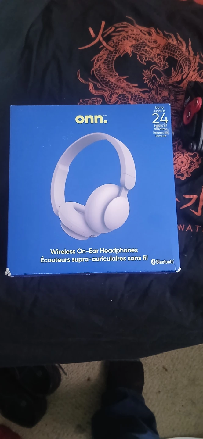 onn. Wireless On-Ear Headphones - Lilac - photo 2
