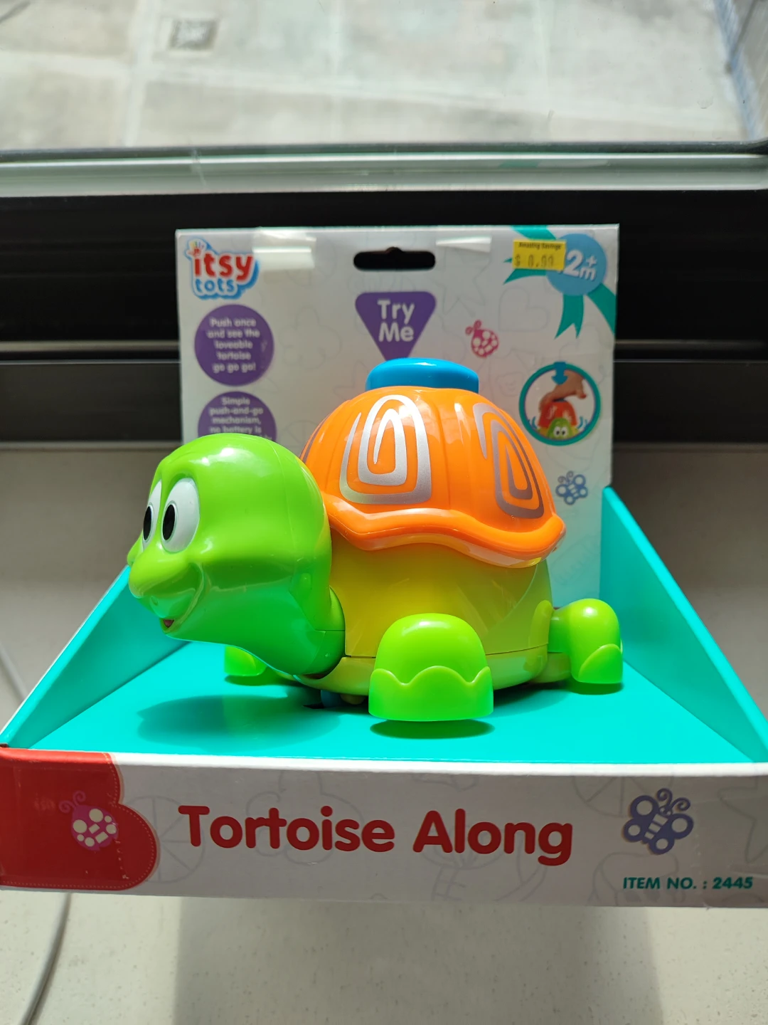 Itsy Tots Tortoise Along Toy