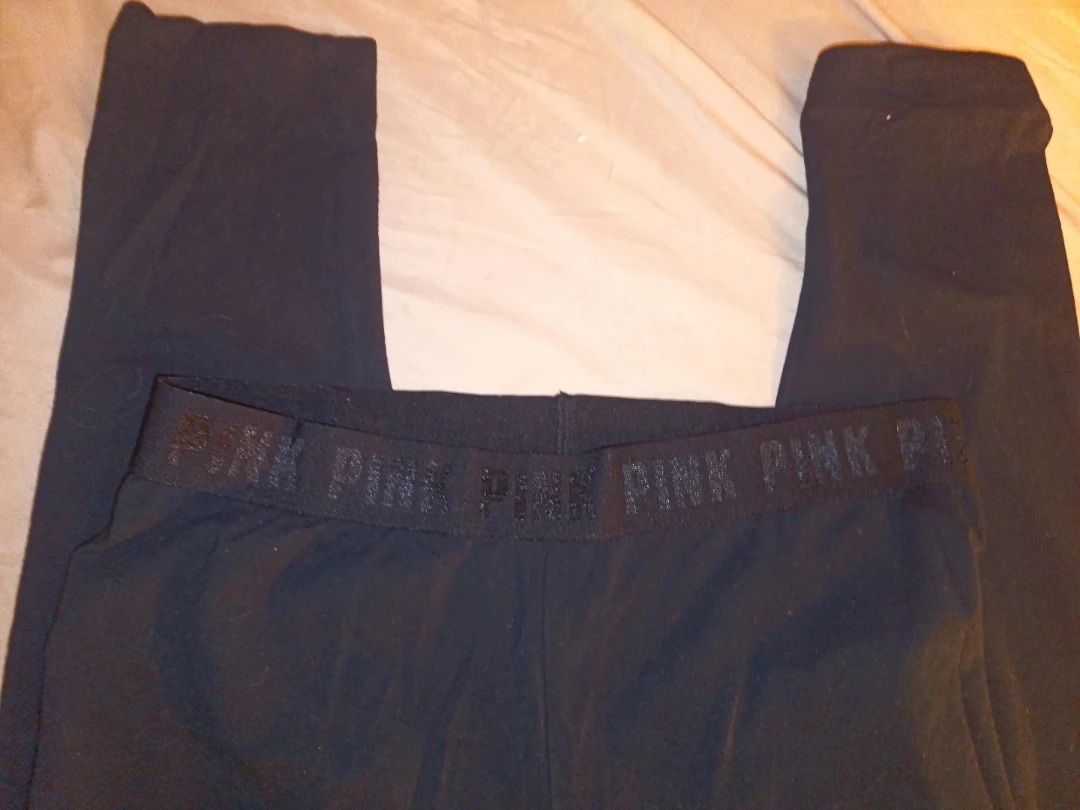 PINK Victoria's Secret Black Leggings - photo 2