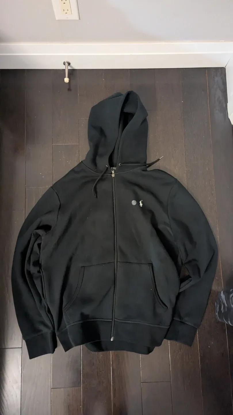 Ralph Lauren Black Zip Up XL