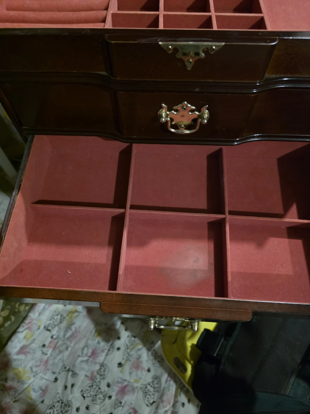 Wooden Jewellery Box with Drawers - photo 4