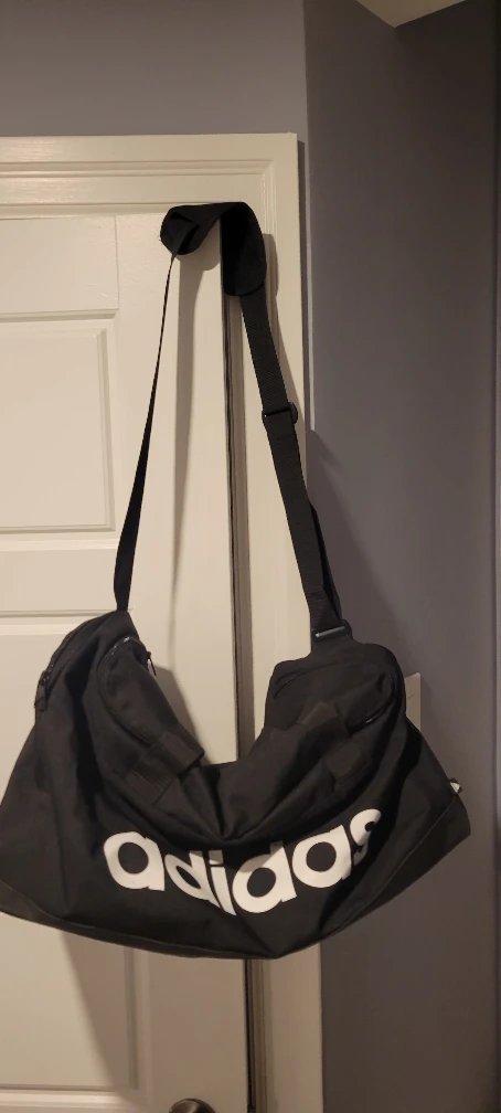 Adidas Black Duffel Bag