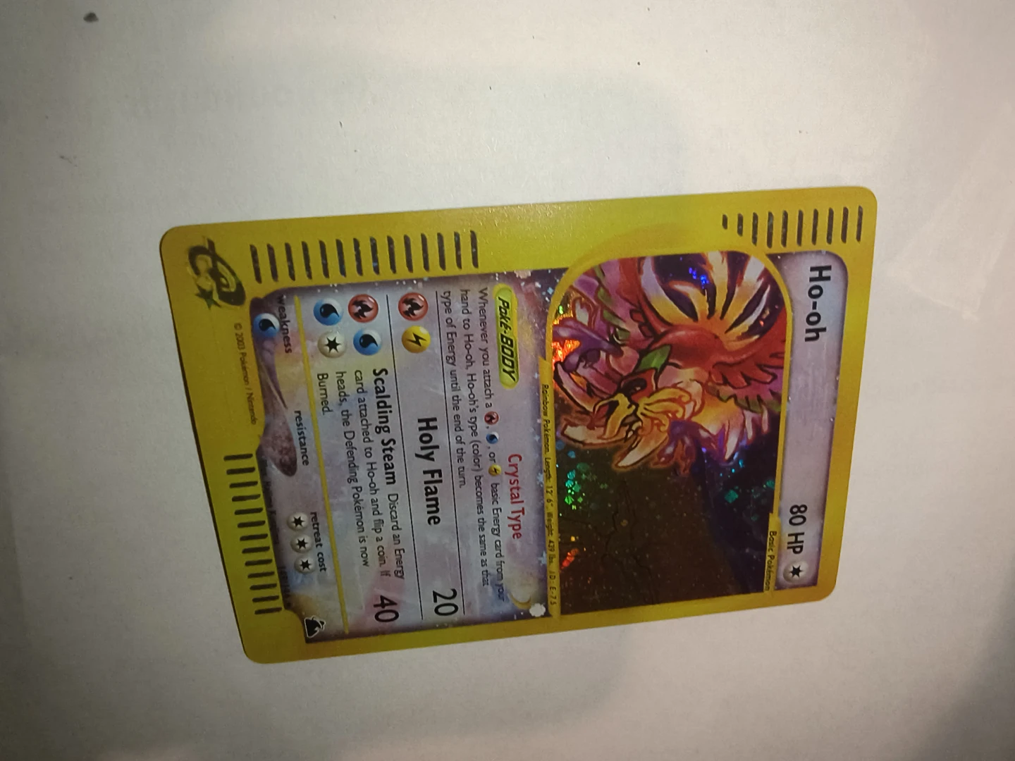Crystal Ho-Oh Full Holo | SKYRIDGE 149/144 - photo 2