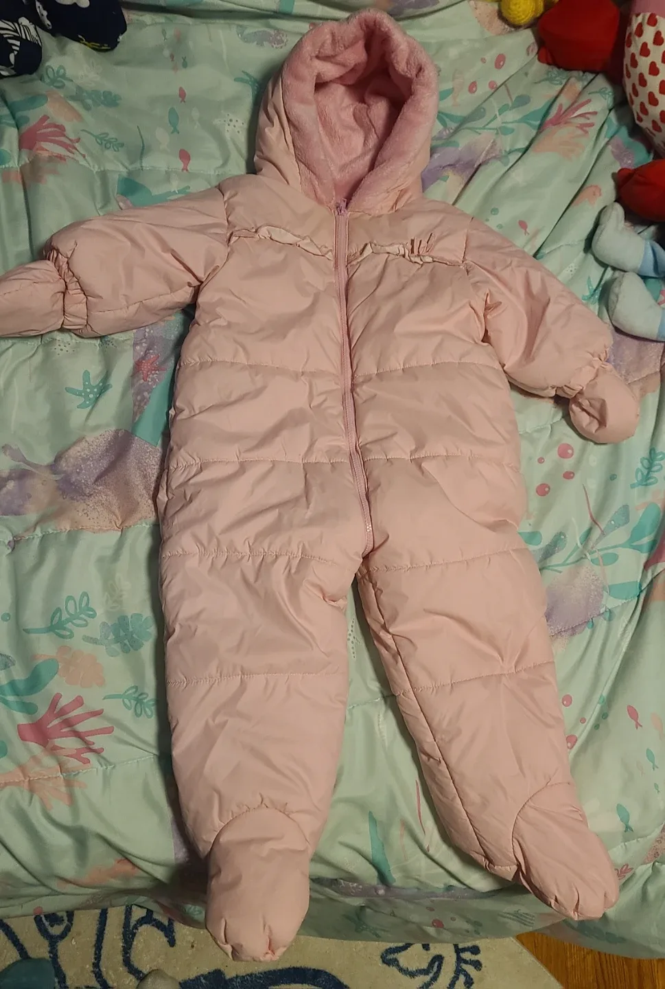 Pink Baby Snowsuit