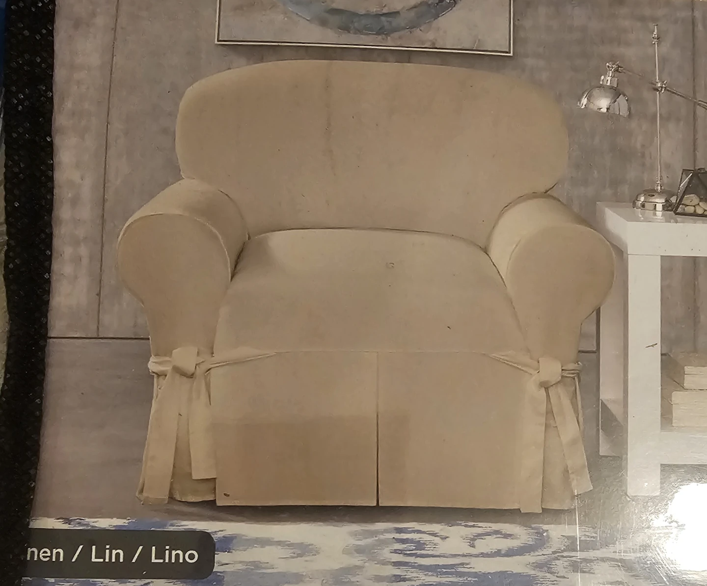 Surefit Designer Twill Chair Slipcover (Fits 32-43") - photo 2