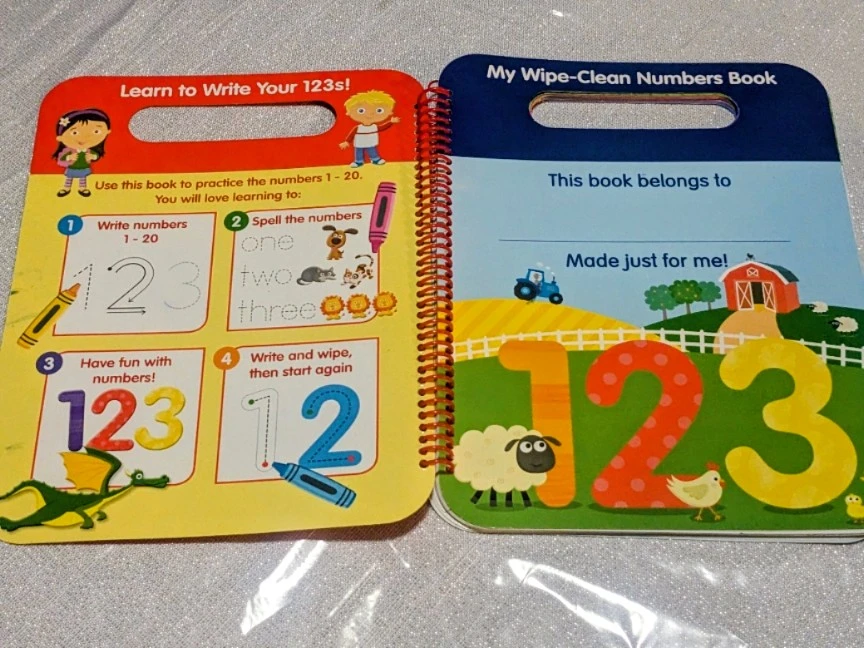 Love to Learn Numbers Wipe-Clean Activity Book Ages 3+ - photo 3