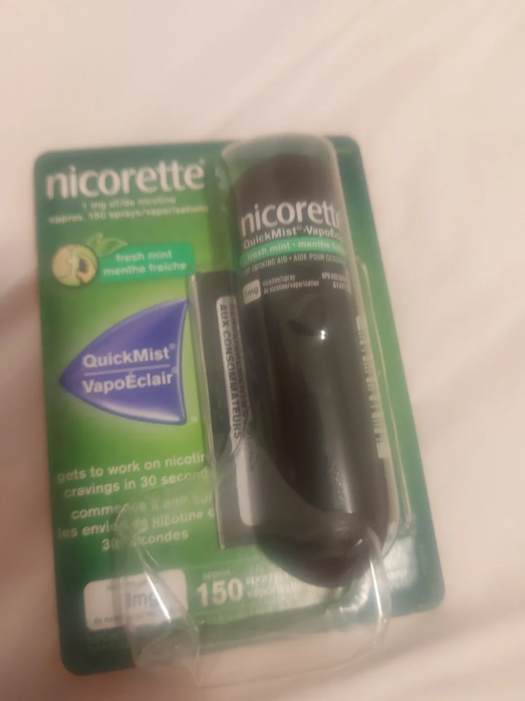 Nicorette QuickMist Fresh Mint 1mg