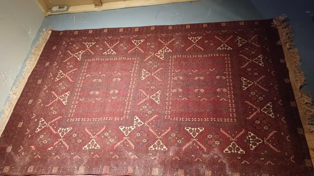 Red Afghan Rug image indicator(2)