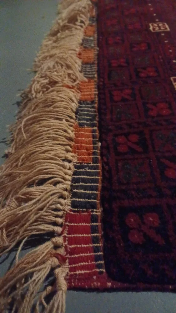 Red Afghan Rug image indicator(4)