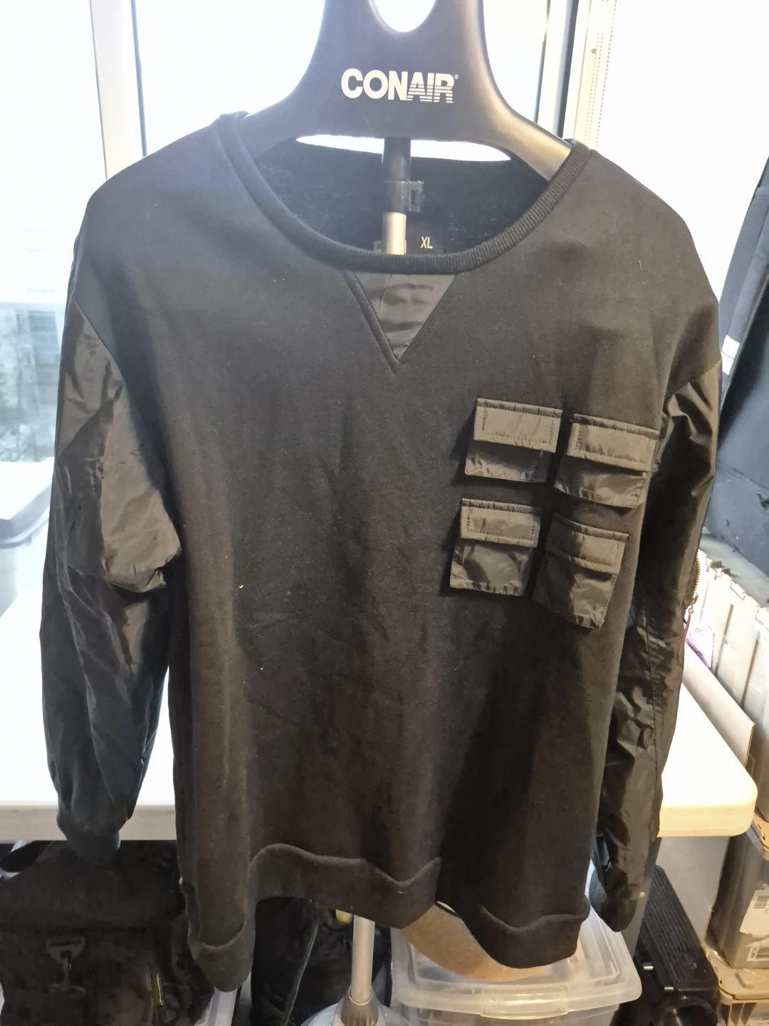 American Stitch Black Pullover - XL