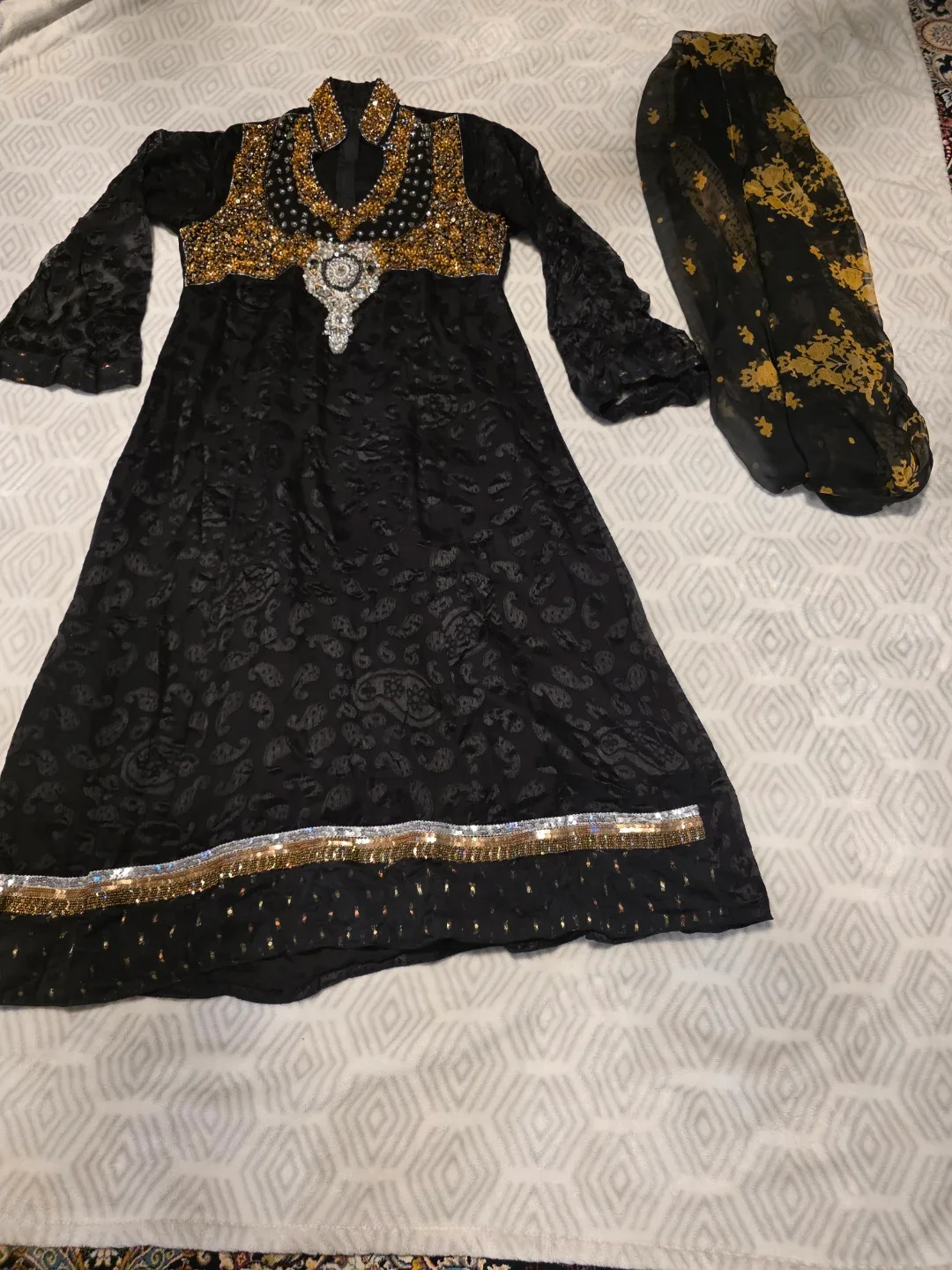 Party Dress with Shawl