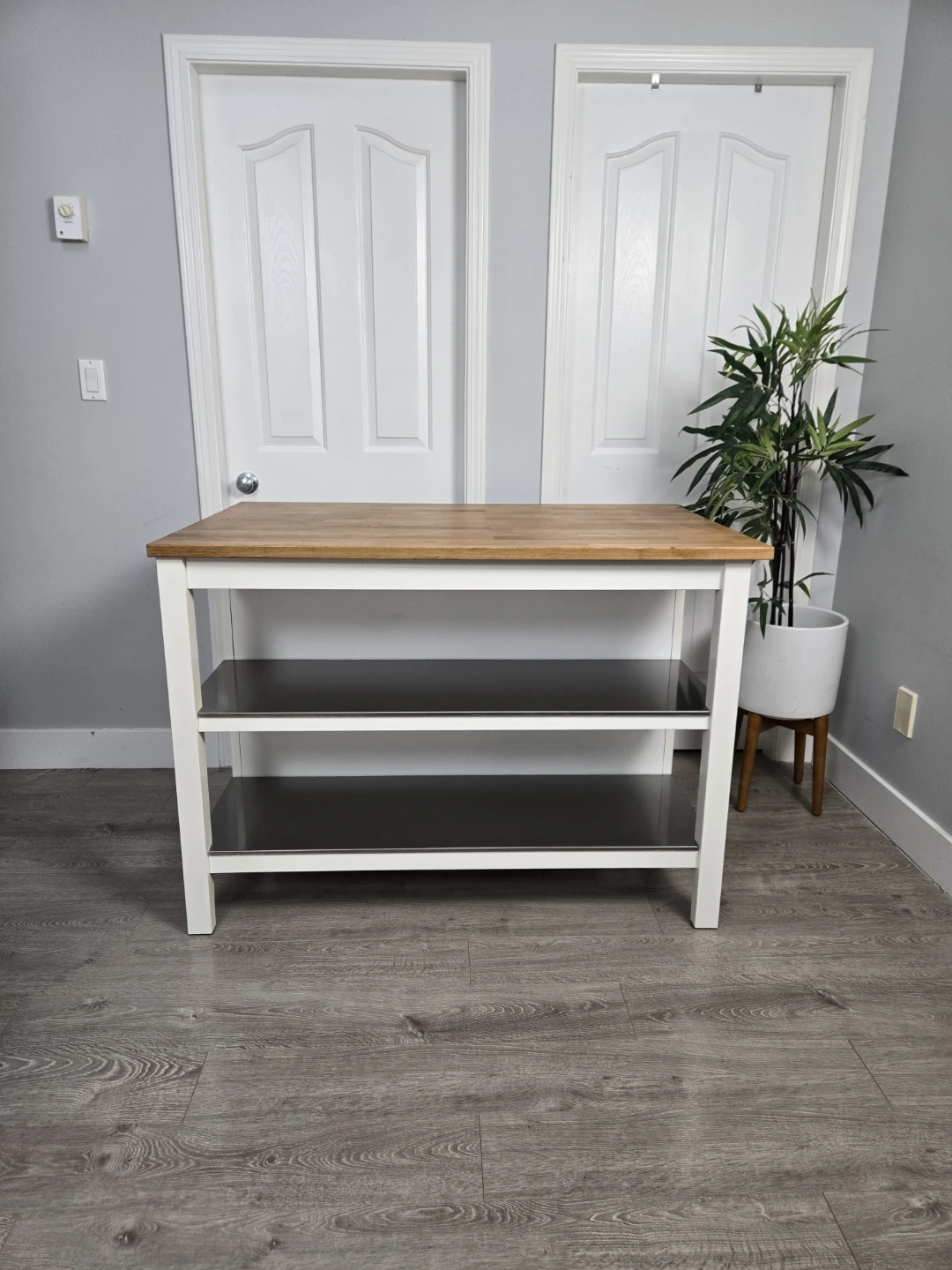 Discontinued ikea stenstorp kitchen island 2 stools - photo 2