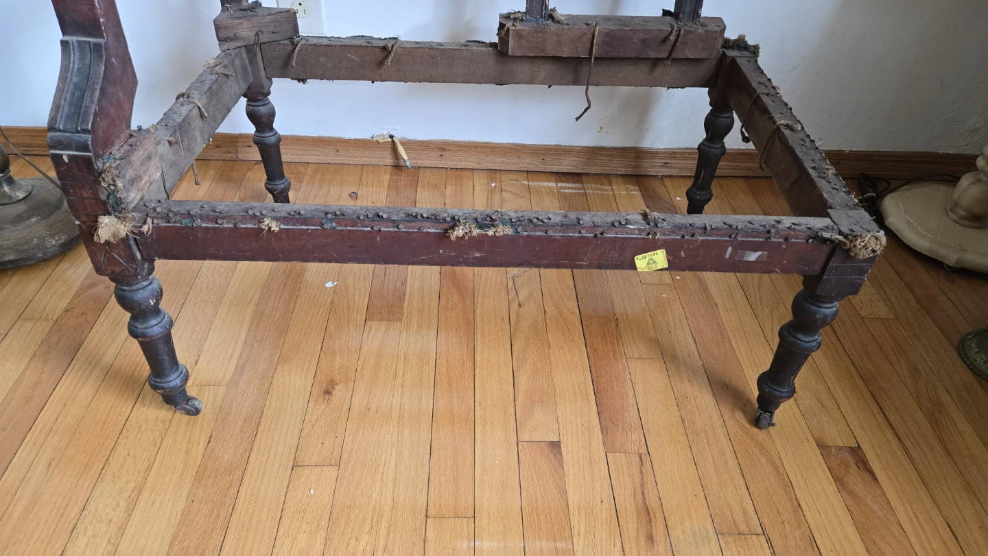 Antique Parlor Chair Frame - Restoration Project - photo 5