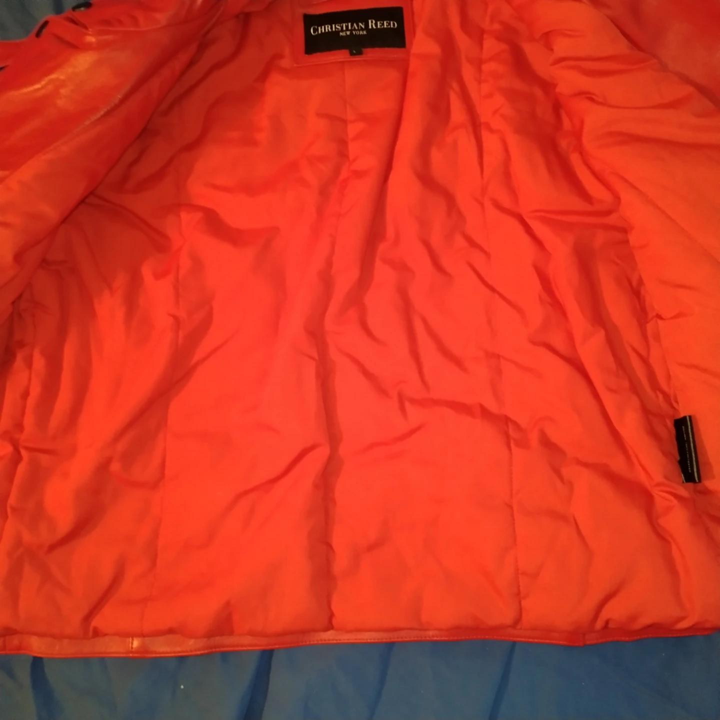 Christian Reed Red Leather Jacket (Size L) - photo 3