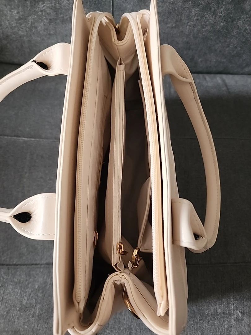 Jenny Fairy Beige Quilted Handbag - photo 4
