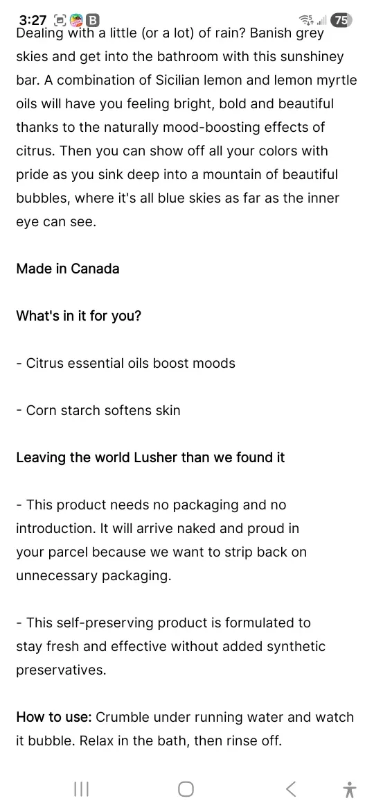 Lush Rainbow Bubble Bar (200g) image indicator(2)