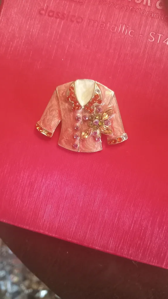 Vintage Brooch Pin - Jacket Design
