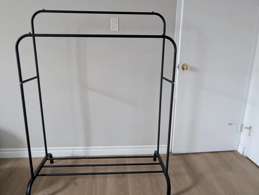 Udear double rod clothing rack image indicator(2)