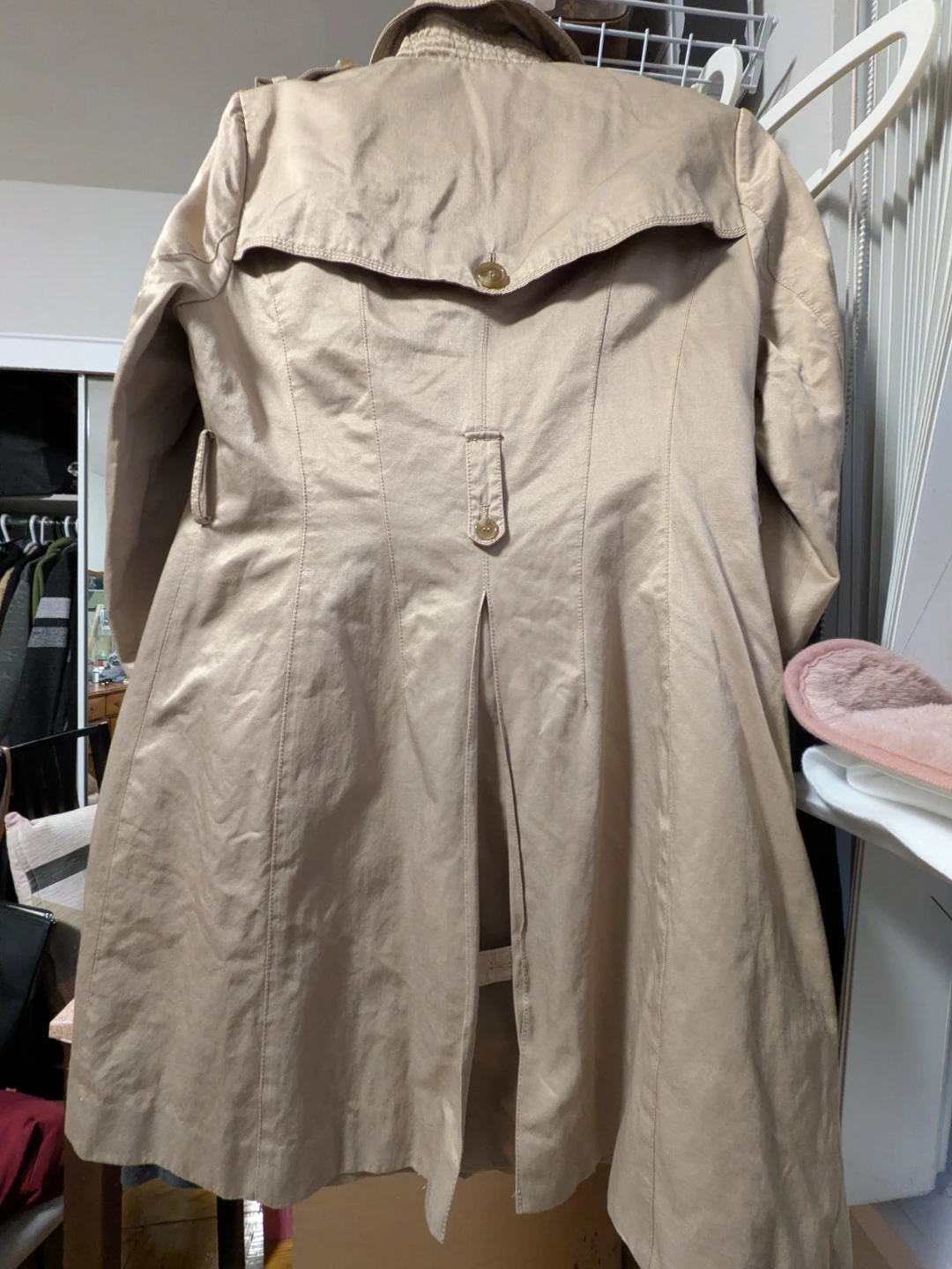 Soup Beige Trench Coat - photo 4