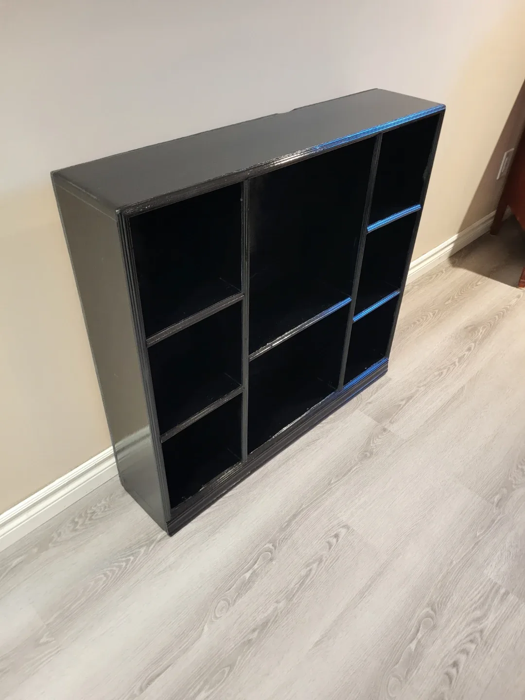 Black Bookshelf Unit - 36" x 8"