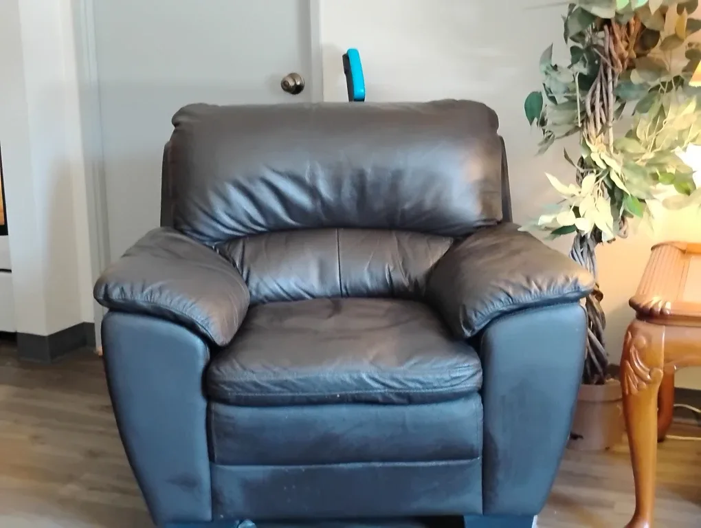 Black Leather Armchair image indicator(2)