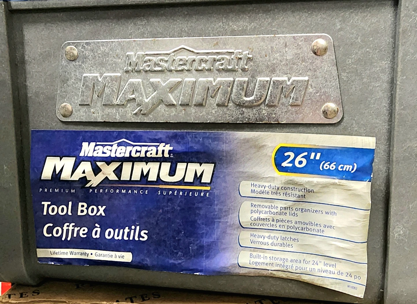 Mastercraft Maximum 26" Tool Box - photo 3
