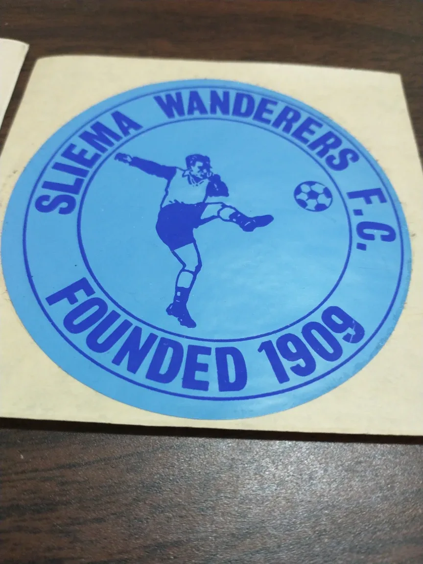 1980s Sliema Wanderers Malta pro football club stickers image indicator(3)