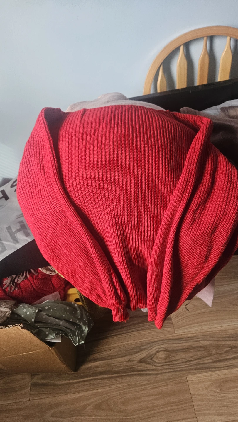 Red Knit Sweater