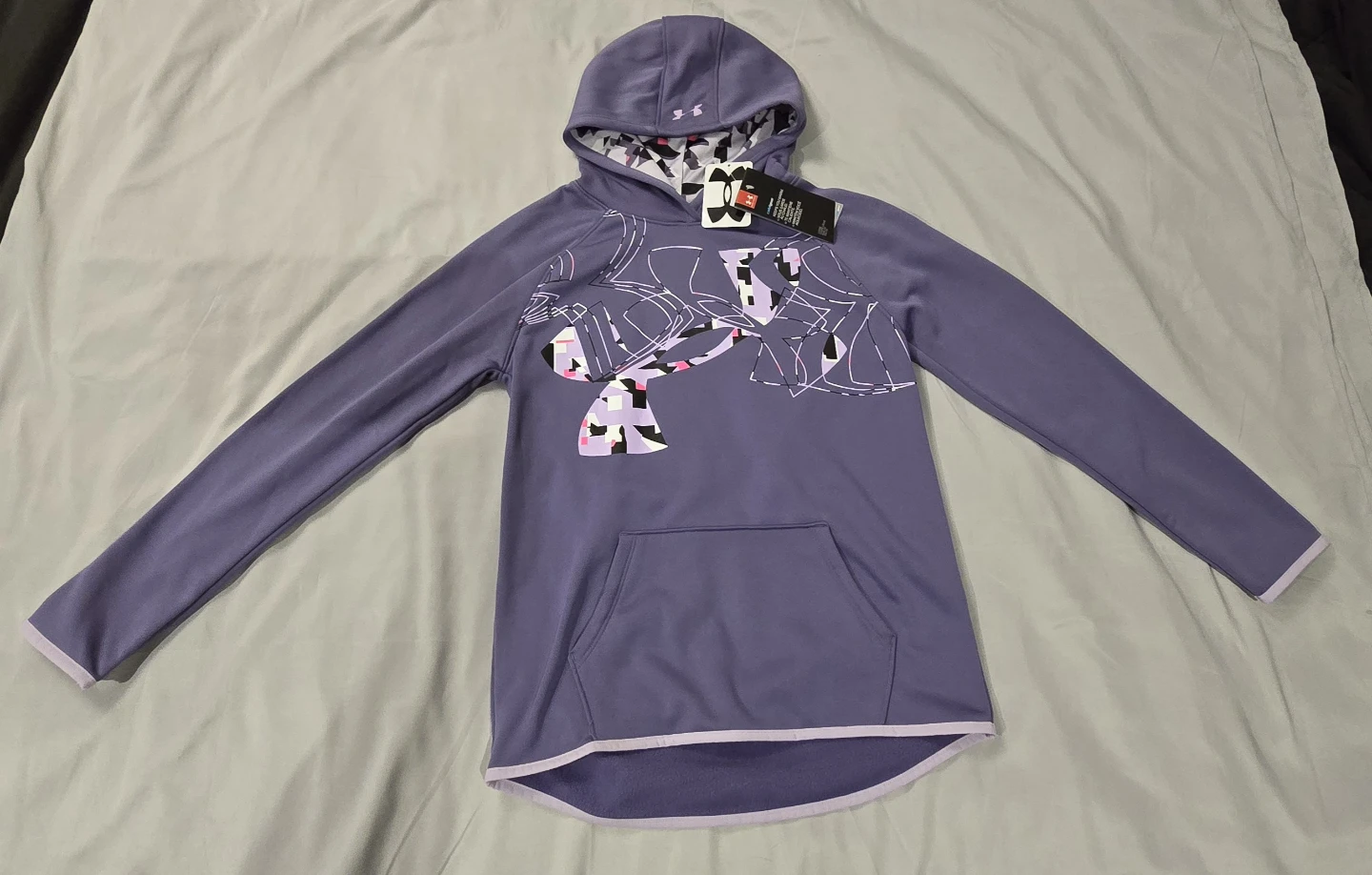 New Girls Purple Under Armour Hoodie! - Size YLG (14-16) - photo 2