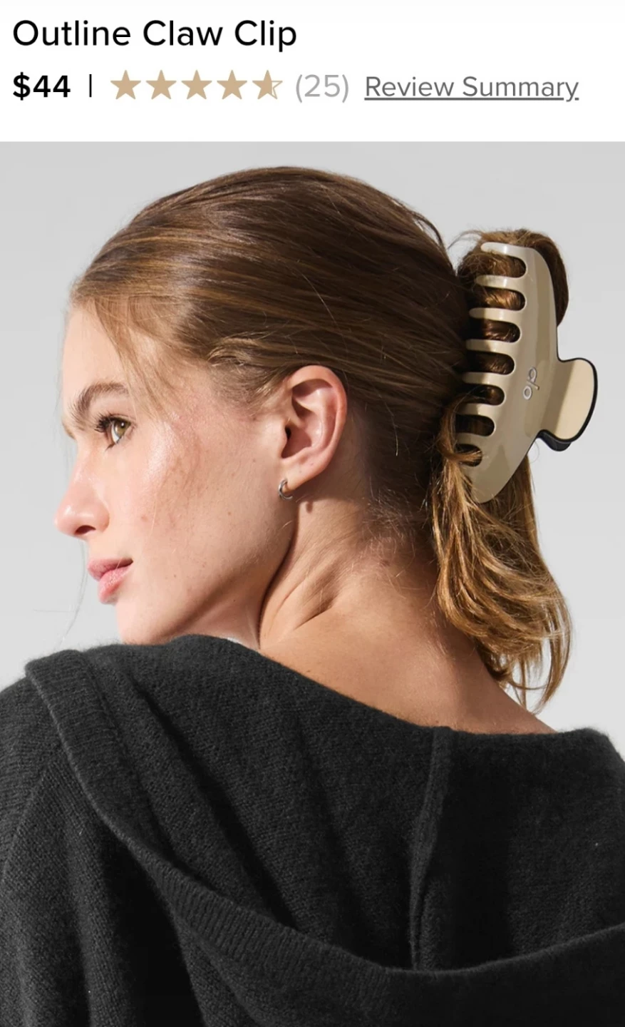 NEW Alo Yoga Outline Claw Clip - photo 2